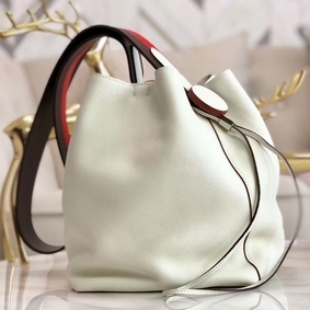 Hermes Licol 17cm Bag In White Evercolor Calfskin HMSM82YI24Y