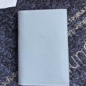 Hermes MC2 Euclide Card Holder In Blue Lin Epsom Leather 1:1 Replica HMS9CAC2VVN