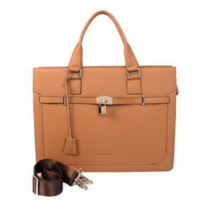 Imitation Hermes Mens Kelly Briefcase Calf Leather H07461 Wheat HMSQ64Q93TY