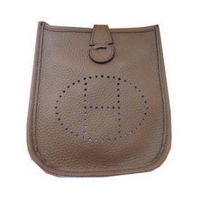 Hermes mini Evelyne Messenger Bag H1608S Khaki HMSD7KIOZ69