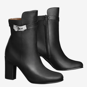 1:1 Replica Hermes Noir Joueuse Ankle Boots HMSA4LKHOGU