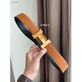 Copy Hermes original belt buckle & Reversible leather strap 38 mm H06770 HMS5PYE544P