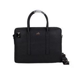 Replica Hermes Original Calf Leather Briefcase M33991 Black HMSLR20O7X5