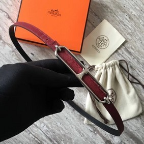 Replica Hermes Roulis belt buckle & Reversible leather strap 13 mm H065539 fuchsia HMSOJRY7K6X