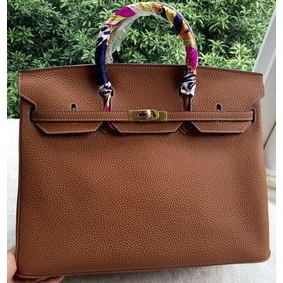 Hermes Birkin 40CM Bag Wheat Litchi Leather BK40 Gold Replica HMSY9V7XIS7