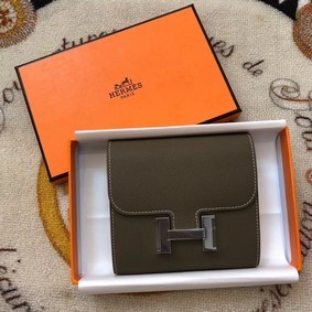 Hermes Constance Wallets espom leather H2297 grey Wallets Replica HMSI2I4B922