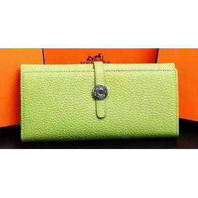 Hermes Dogon Original Leather Wallet H509 Light Green Replica HMS5N5NHXTM