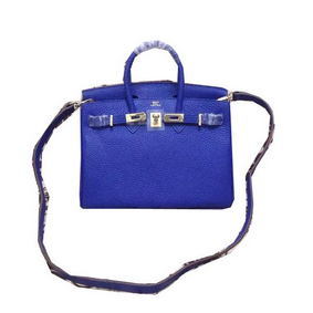 Imitation Hermes Birkin 25CM Tote Bag Original Leather H25 Royal HMS7MO7X44R