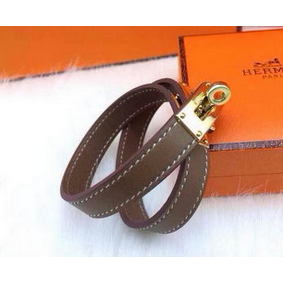 Imitation Hermes Genuine Leather Bracelet HM0013B HMS89YCEDA8