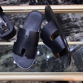 Hermes leather Slipper HO555HMJ Top Replica HMSE5925ON6