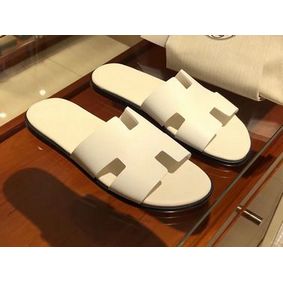 Hermes man leather Slipper HO809HMJ 1:1 Replica HMSSK0F65U0