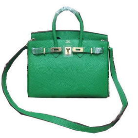 Hermes Birkin 25CM Tote Bag Original Leather H25 Green Replica HMSD98KT3B6