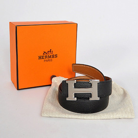 Hermes Camel Bovine Jugular Veins Belt HR1006B Silver 1:1 Replica HMSGGFRPPH4