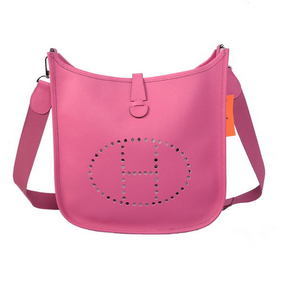 Copy Hermes Evelyne Messenger Bag H1608 Rose HMSU5V4CZIX
