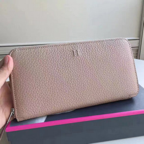 1:1 Replica Hermes Grey Clemence Azap Zipped Wallet HMSH9NDYL0P