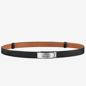 Replica Hermes Kelly 18 Belt In Black Epsom Leather HMSQN594FWP