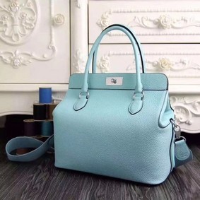 First-class Quality Hermes Toolbox Togo Bag Original Leather 3259 Skyblue HMS06O8XG66